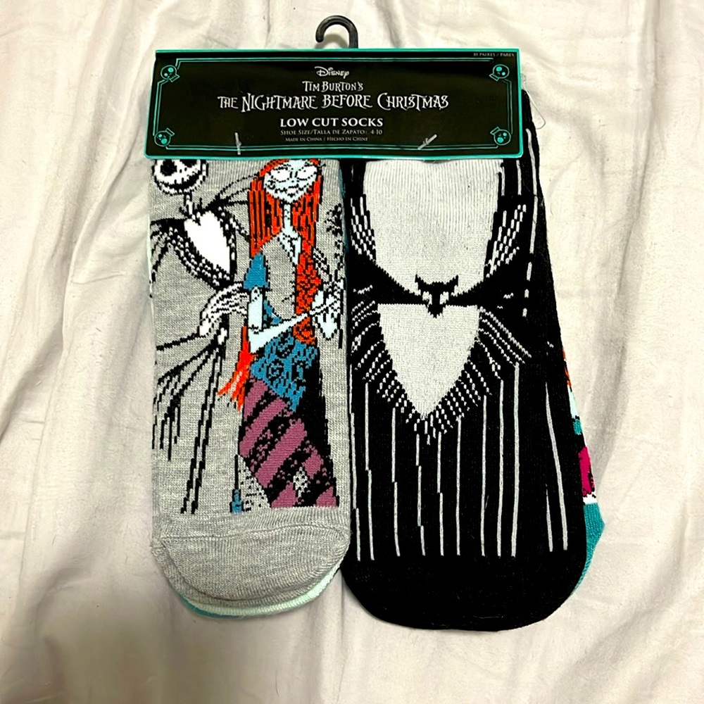 NWT nightmare before Christmas socks